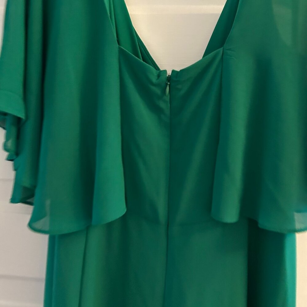 kensie fluttersleeve jumpsuit (s12)